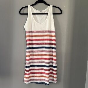 SHEIN Multicolor Striped Sleeveless Dress